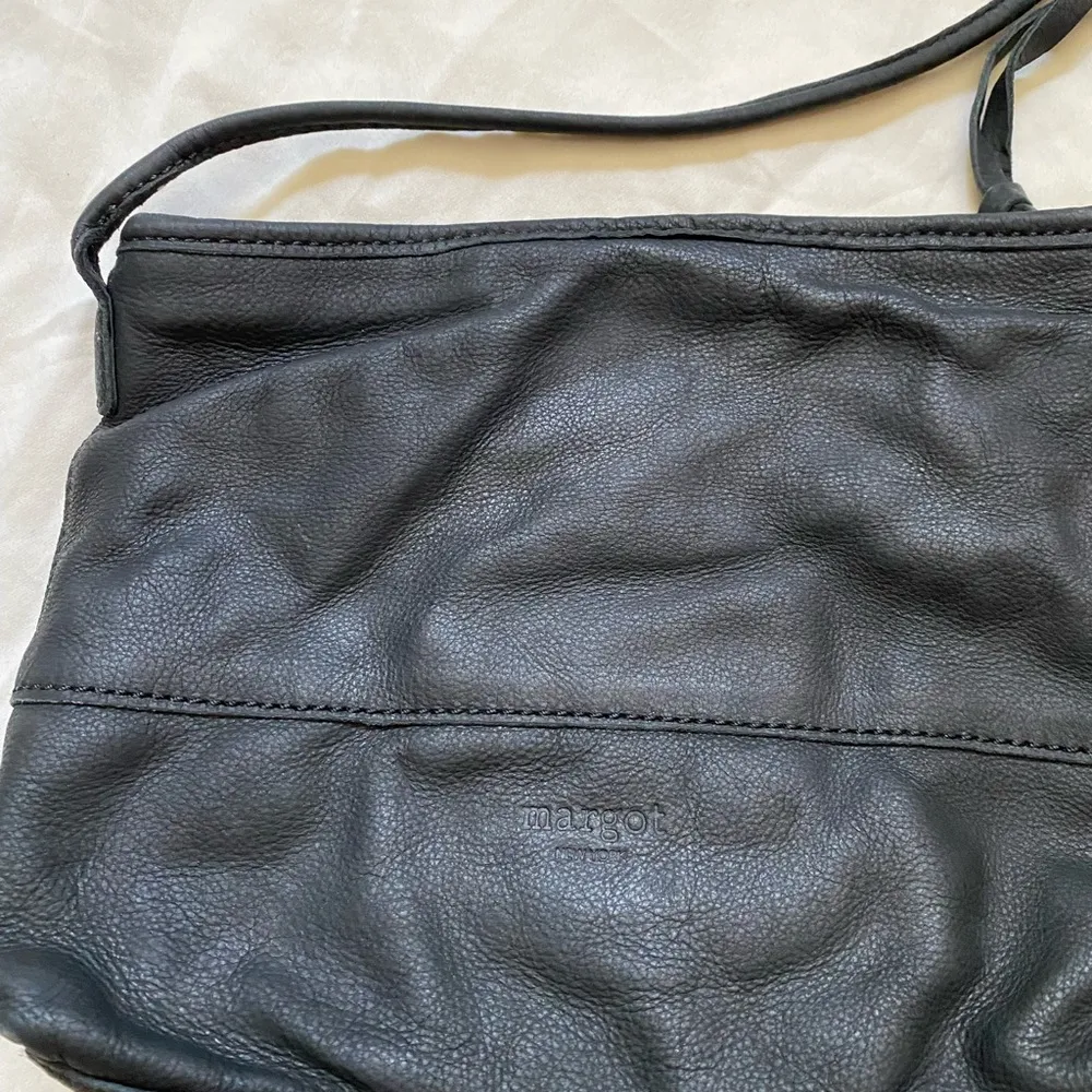 Margot New York Leather Crossbody Black Mini Bag Purse Quiet Luxury Capsule 90s - Image 4
