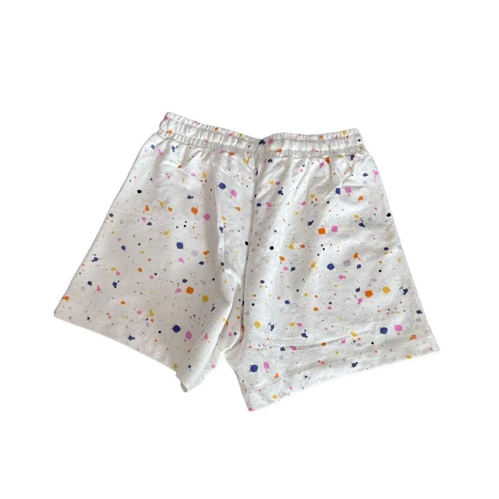 Summersalt The Softest French Terry Lounge Shorts Paint Splatter NWT S - Image 3
