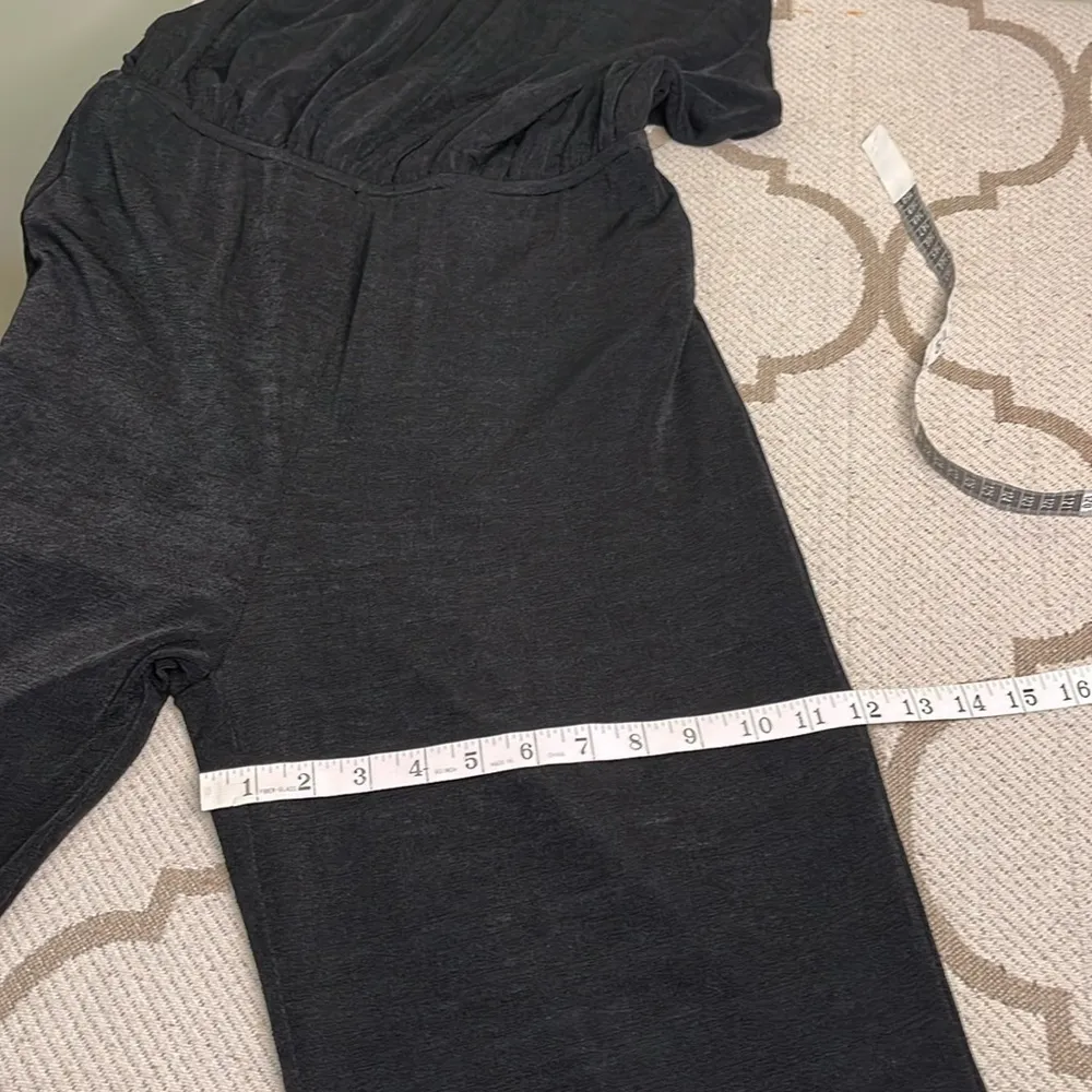 Misha Emer Blouson Jersey Black flare leg Jumpsuit Size 12 - Image 8