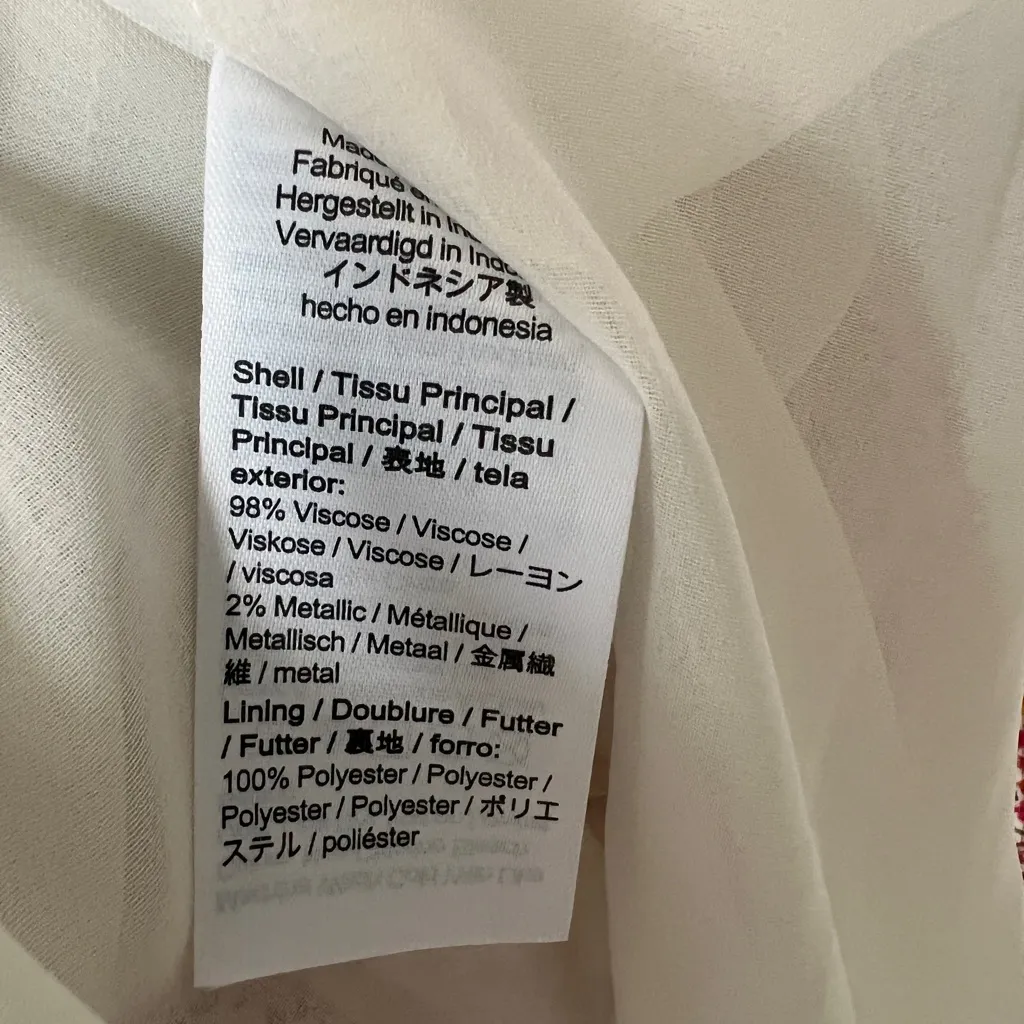 J.Crew Multicolor Floral Midi Dress Field Day Print V-Neck Short Sleeves 12 NWT - Image 8