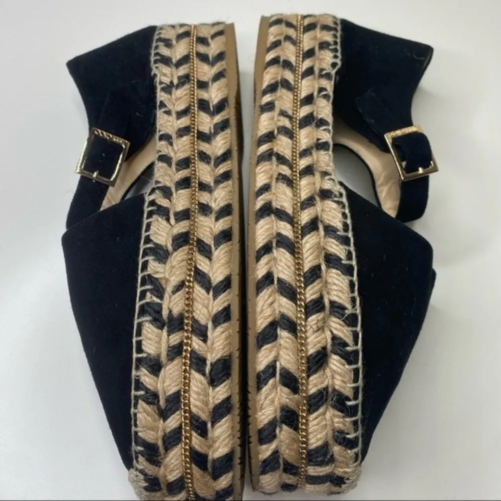 Jimmy Choo  Black Suede Delphine Espadrilles - Image 7