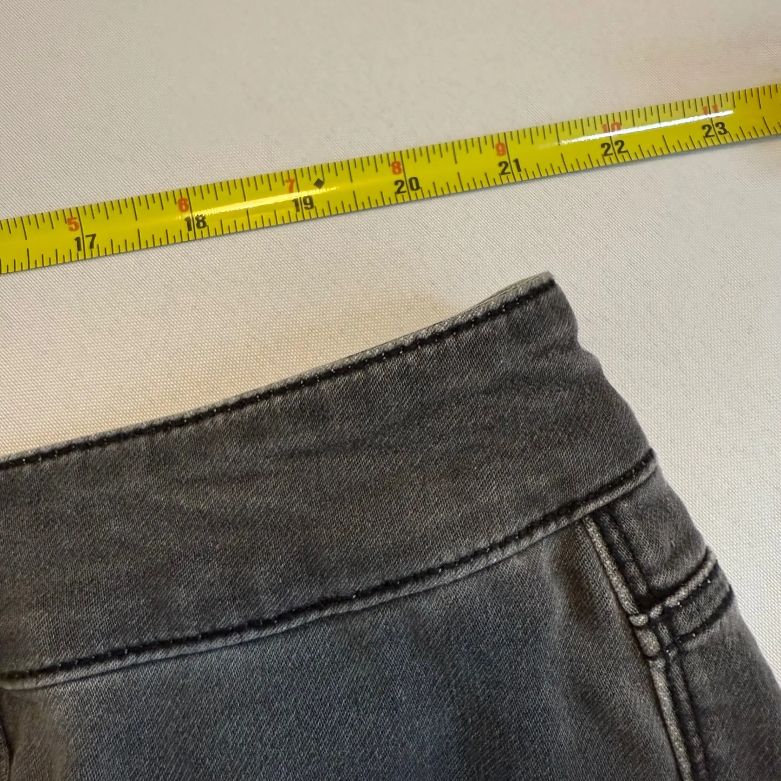 Maurices Womens Gray Wash Denim Jeans‎ Pants Plus Size 22S Stretch Comfort # - Image 6