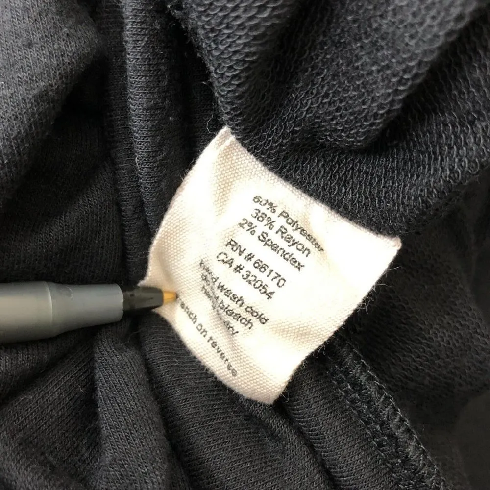 Silence & Noise Urban Outfitters Jumpsuit Strapless Cropped Pockets Black Gray M - Image 4