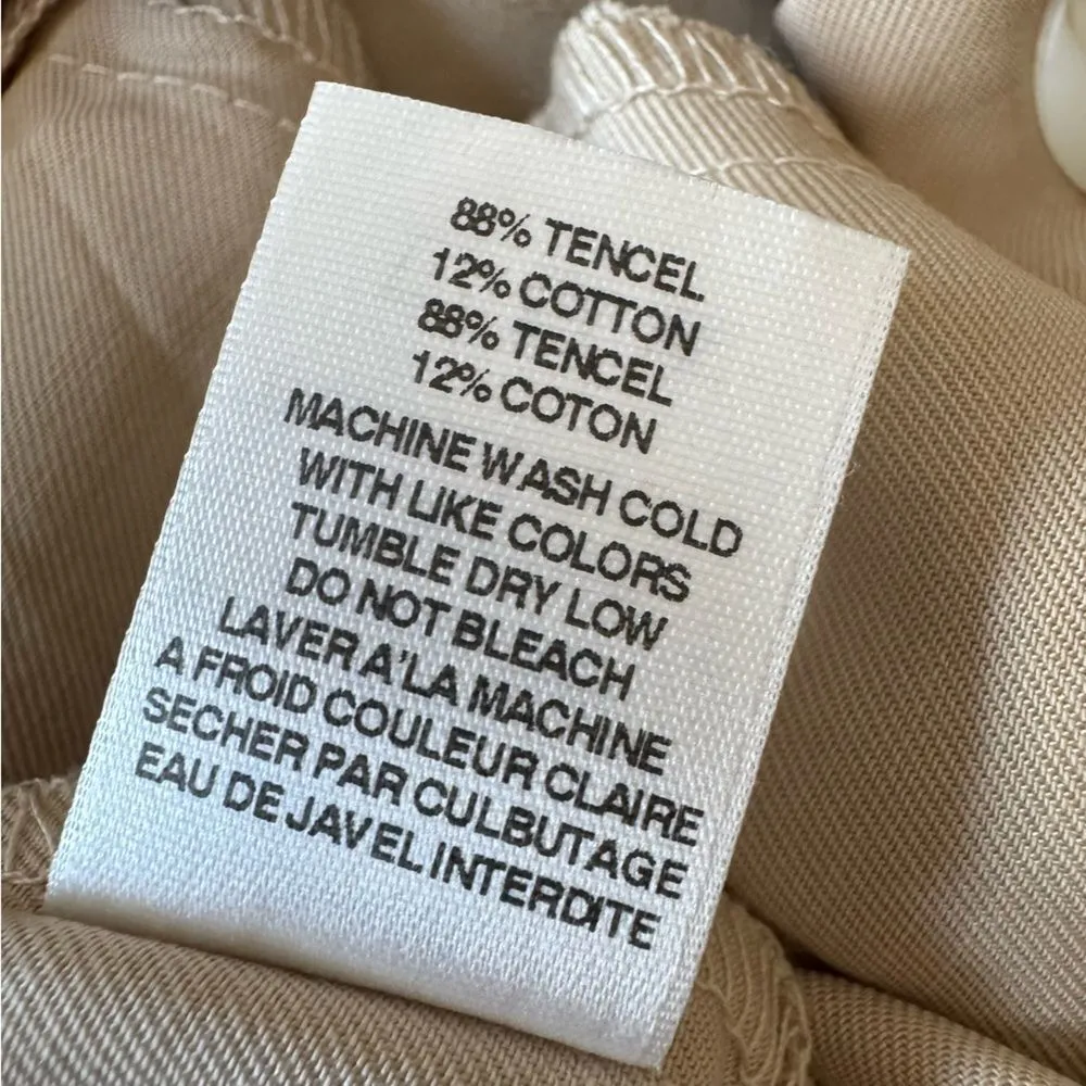 NWT Anthropologie Amadi Pleated Wide Leg Trousers Pants Size XL Petite - Image 13