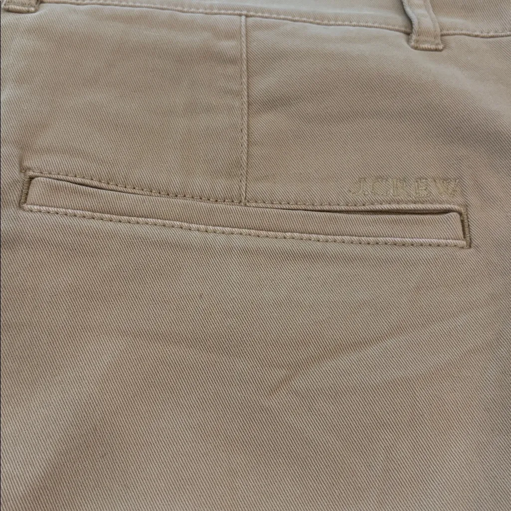 J Crew women’s 4" heritage chino short in khaki Size 4 NWT - Image 5