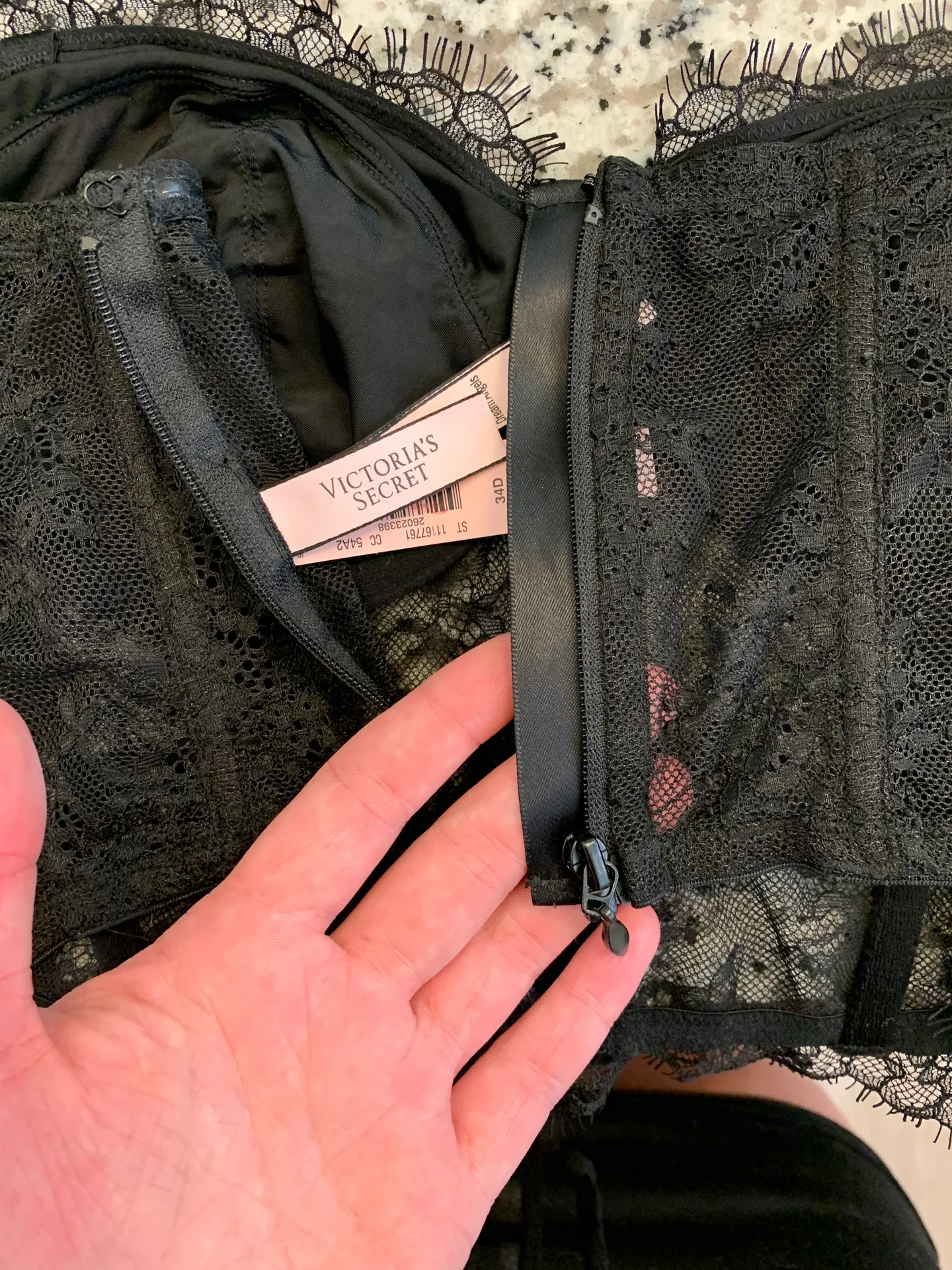 Victoria's Secret Vs Lace Bustier Brawlette - Image 4