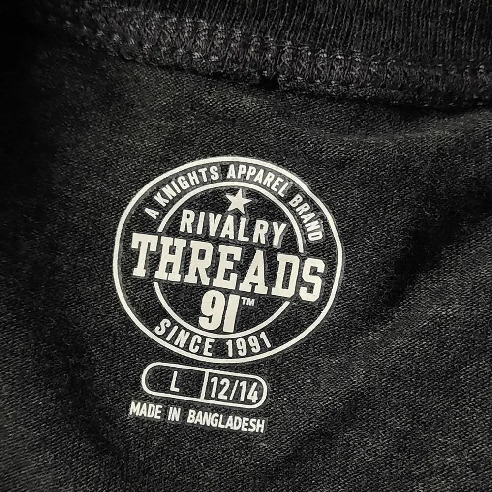 UNO University of Nebraska Omaha Mavericks T-shirt Ladies Large Gray Sweater Top - Image 5