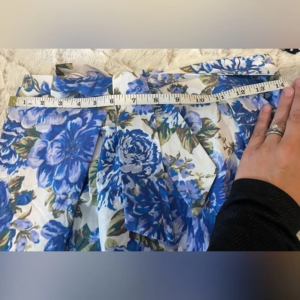 Blashe size m two piece summer outfit. Skort with crop top shirt Blue Size M - Image 10