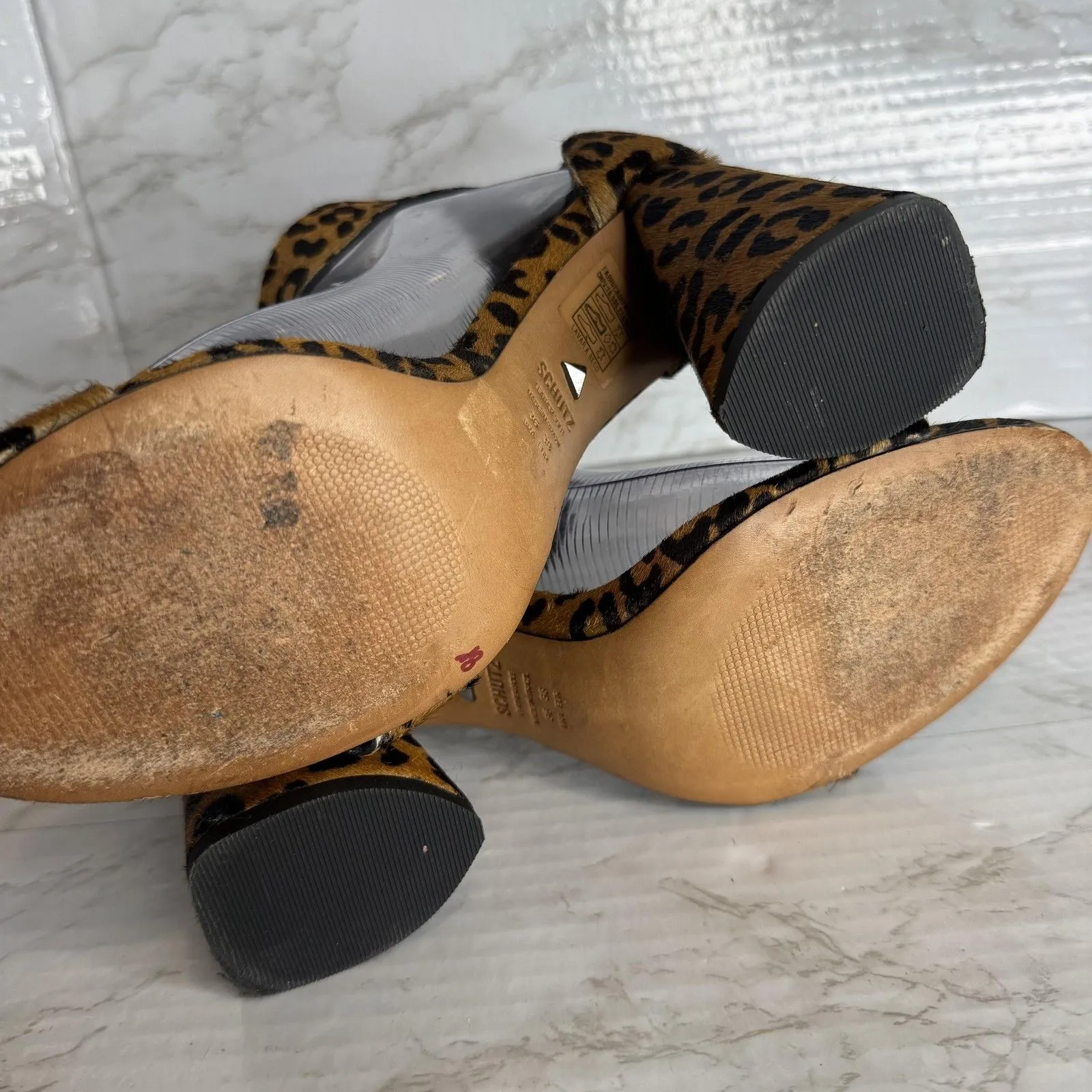 Schutz Heeled Sandals Womens Size 8 Block Heel Open Toe Ankle Strap Shoes - Image 10