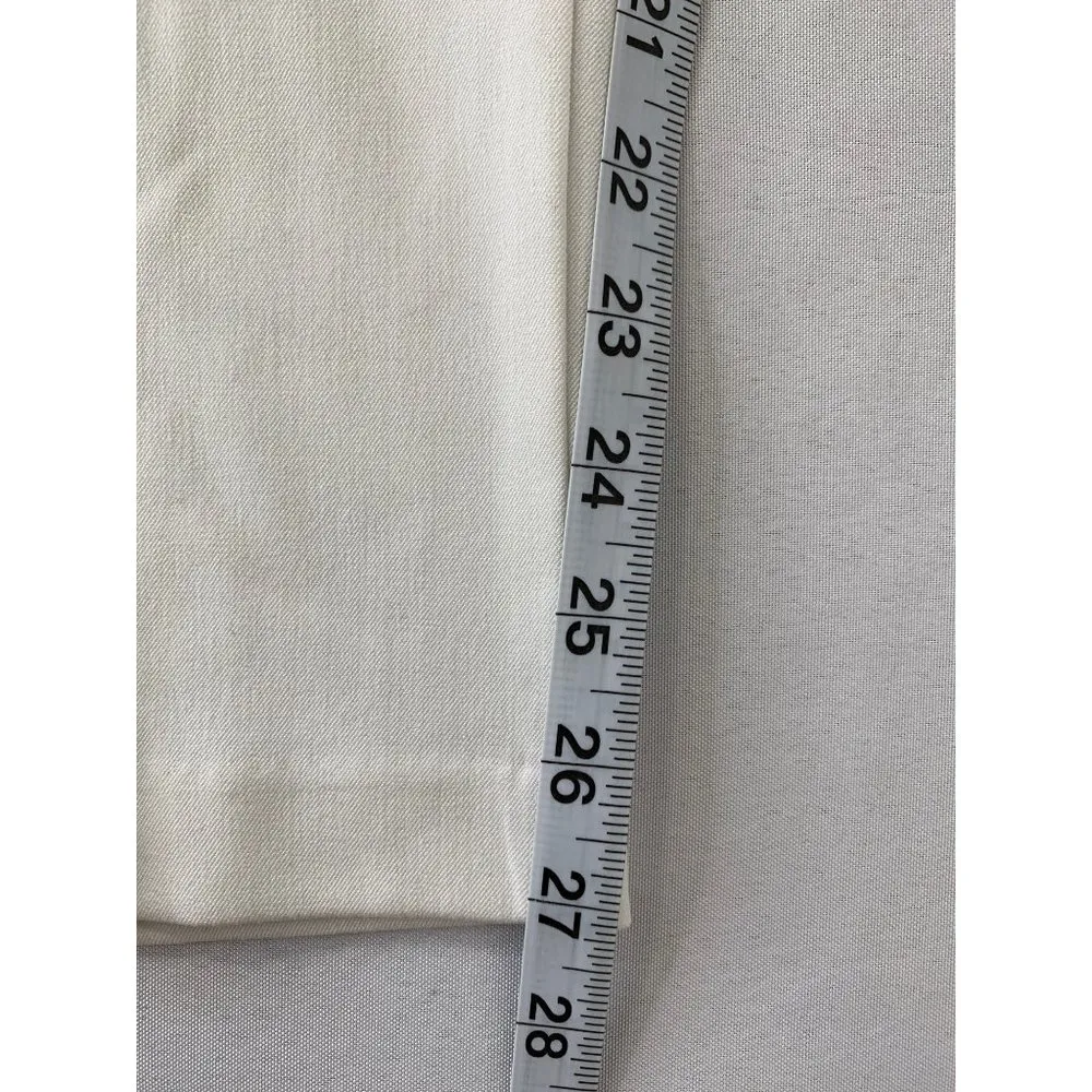 Investments Women's Super White Slim Fx Dress Pants Size undefined - Image 6