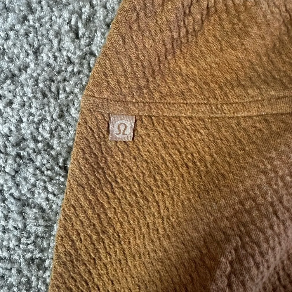 Lululemon  Warm Down Jogger Bubble Dot Cotton Blend Brown - Image 3