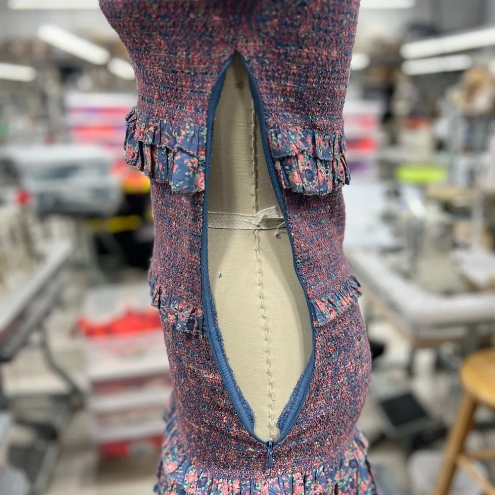 LoveShackFancy Aveline Floral Dress S - Image 8