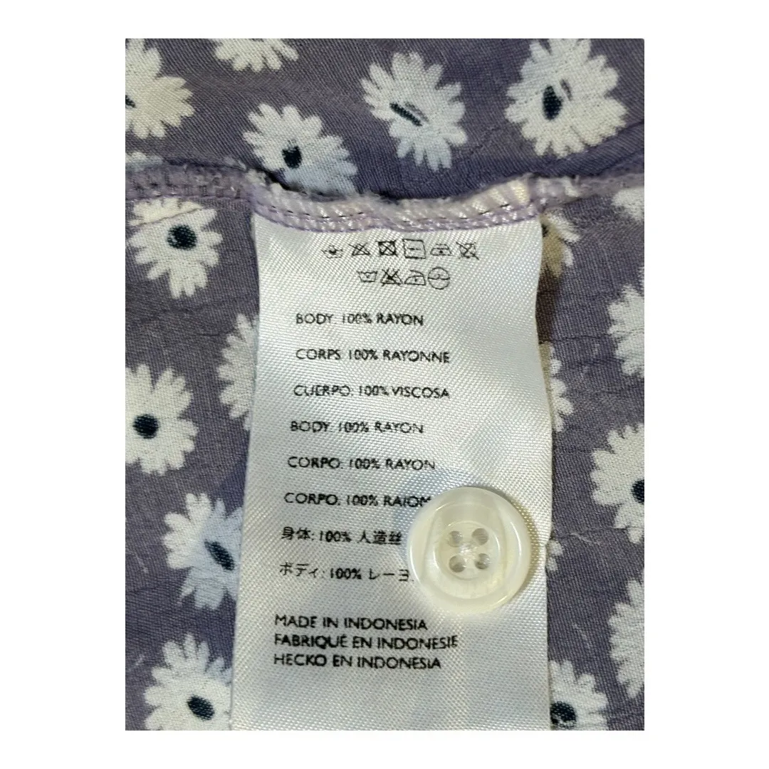 Faithfull‎ the Brand Anthropologie Danica Floral Tie Front Top Women Size XL - Image 9