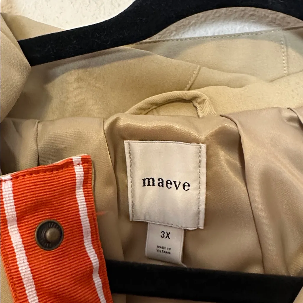 Anthropologie Maeve Hooded Utility Jacket Size 3X NWT - Image 8