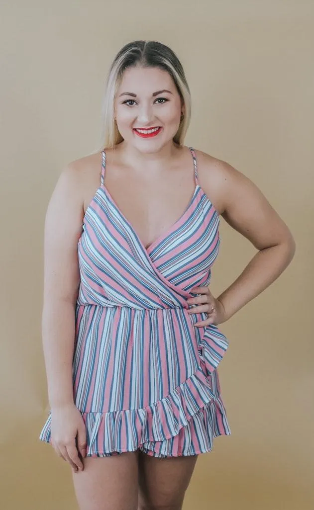 VICI Amusement Striped Romper  - Image 2