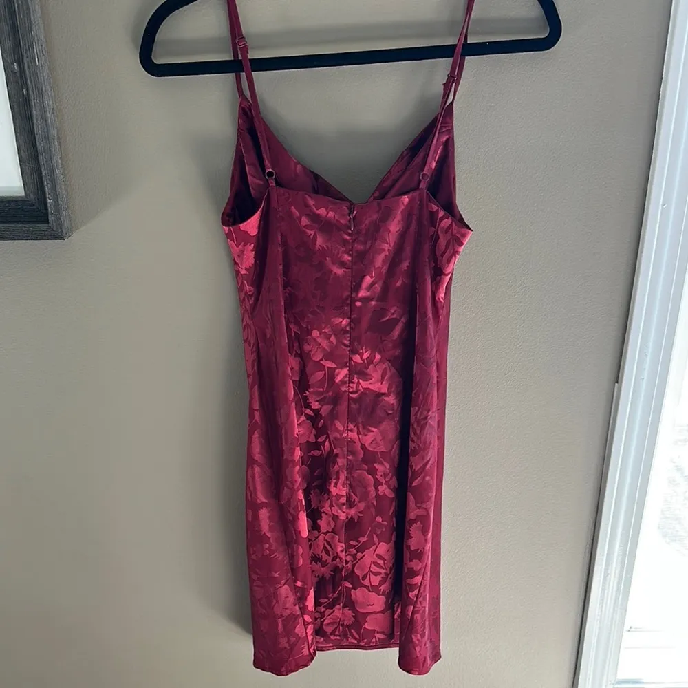 Urban Outfitters Red Floral Mini Dress - Image 3