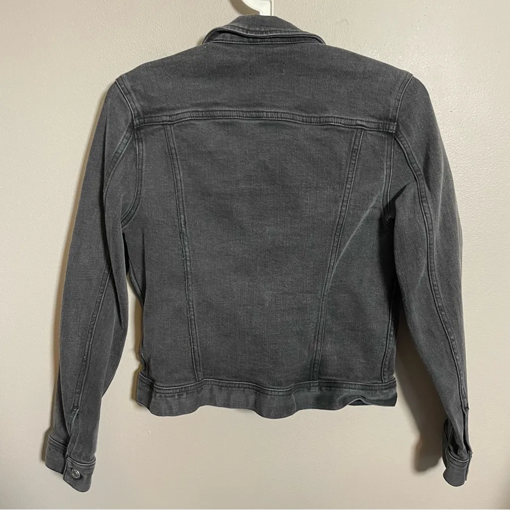 J.Crew Mercantile black denim jacket button down - Image 8