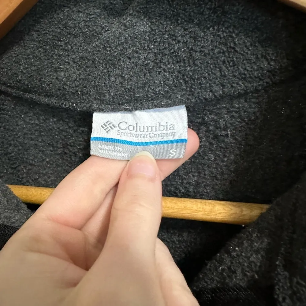 Columbia Gray Fleece Zip Up Jacket size small - Image 8