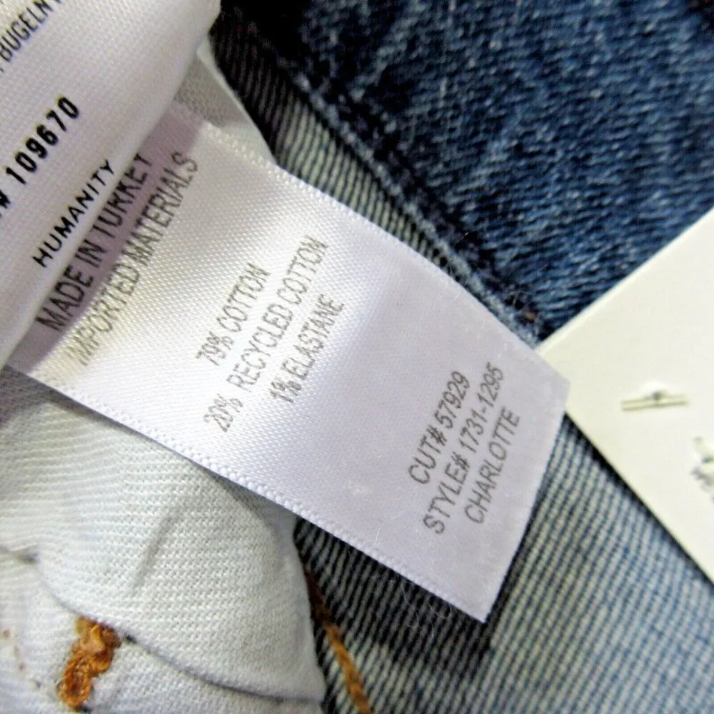 NWT Citizens of Humanity Charlotte in Dance Floor High Rise Straight Jeans 24 - Image 5