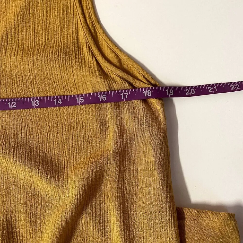 Forever 21 NWOT Mustard Yellow Tank Dress Size M - Image 7
