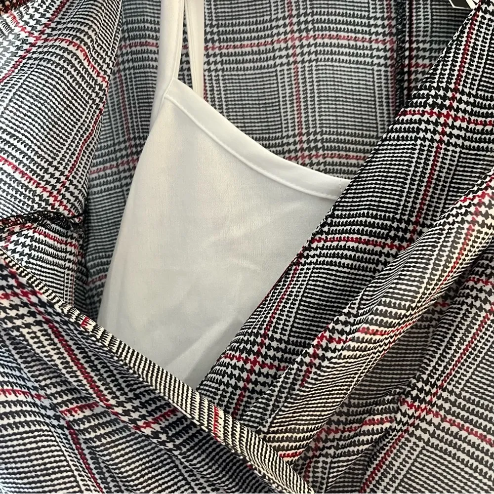 Mlle Gabrielle Dress Professional Plaid Blouse Top Black Skirt Dress Sz 2X NWT - Image 10