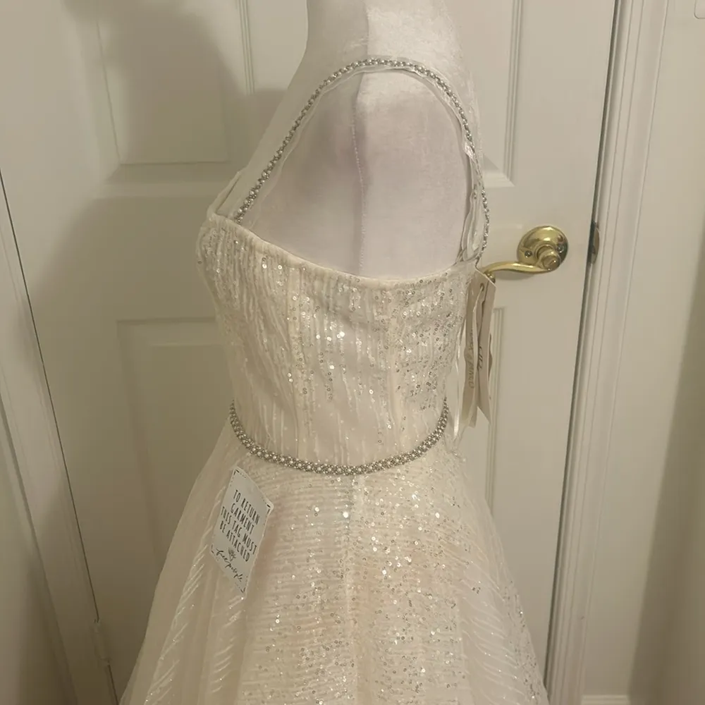 Bronx and Banco Mademoiselle Bridal Midi Dress NWT Size Medium - Image 11