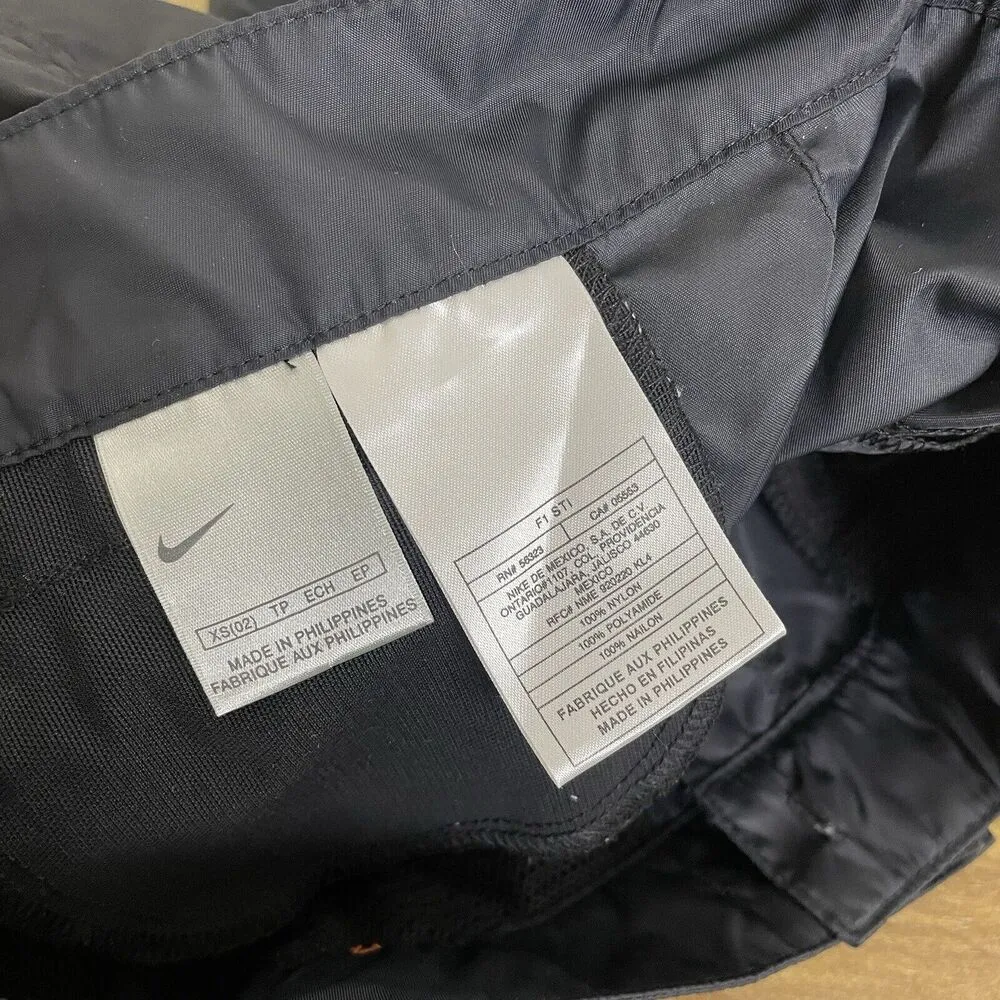 Nike Tech Lab Womens Pants Black Lightweight Ankle Zip Outdoors Pocket Polyamide - Image 8