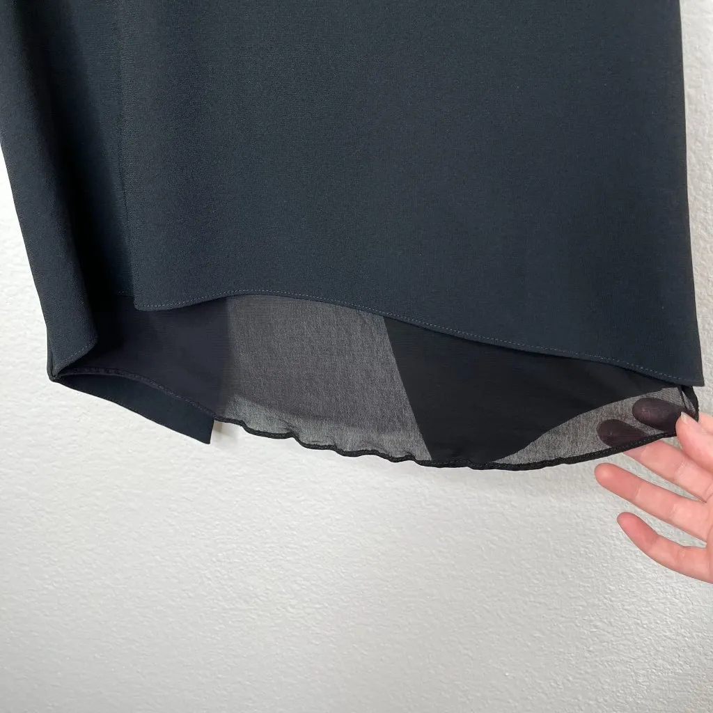 Rag & Bone Black Sleeveless blouse Layered Asymmetrical Hem Top M - Image 6