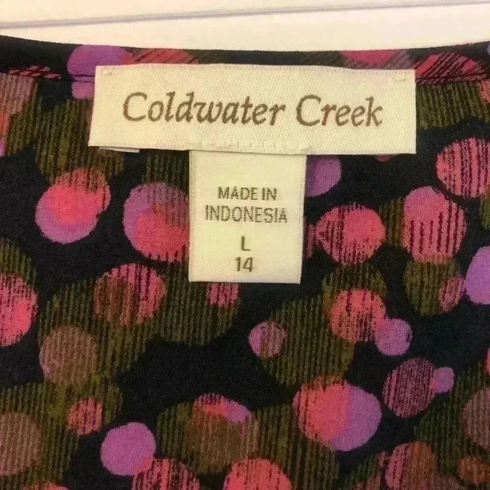 Coldwater Creek sleeveless top sz L NWT - Image 4