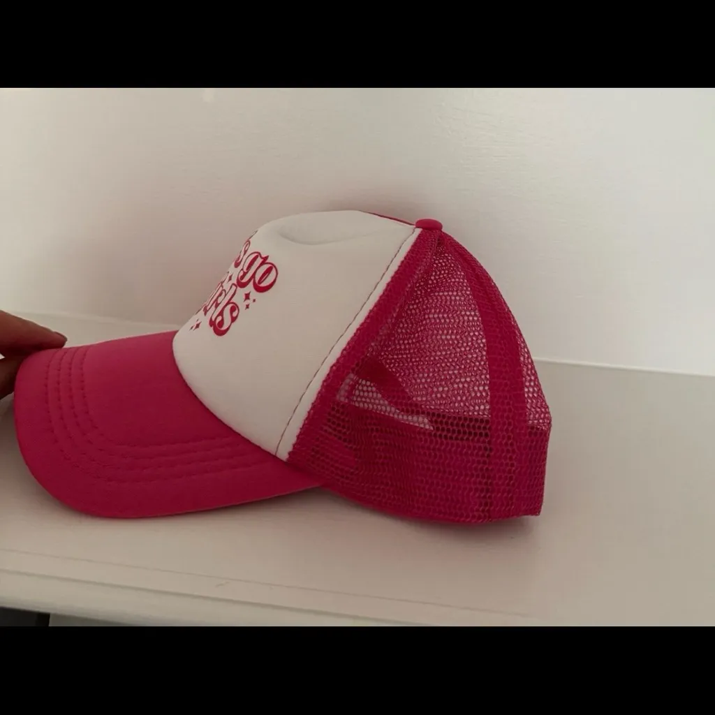 Let’s Go Girls Pink Trucker Hat - Image 2