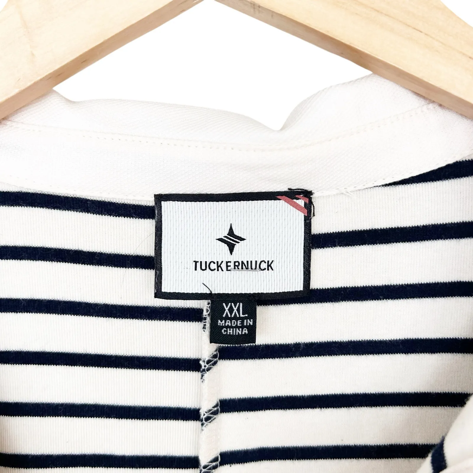 Tuckernuck Ashton Striped Knit Polo Dress Sz XXL - Image 2