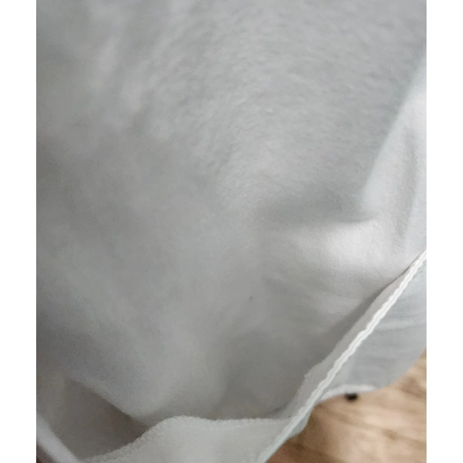 d&co denim company white button down long‎ sleeve shirt women's size L Size L - Image 2