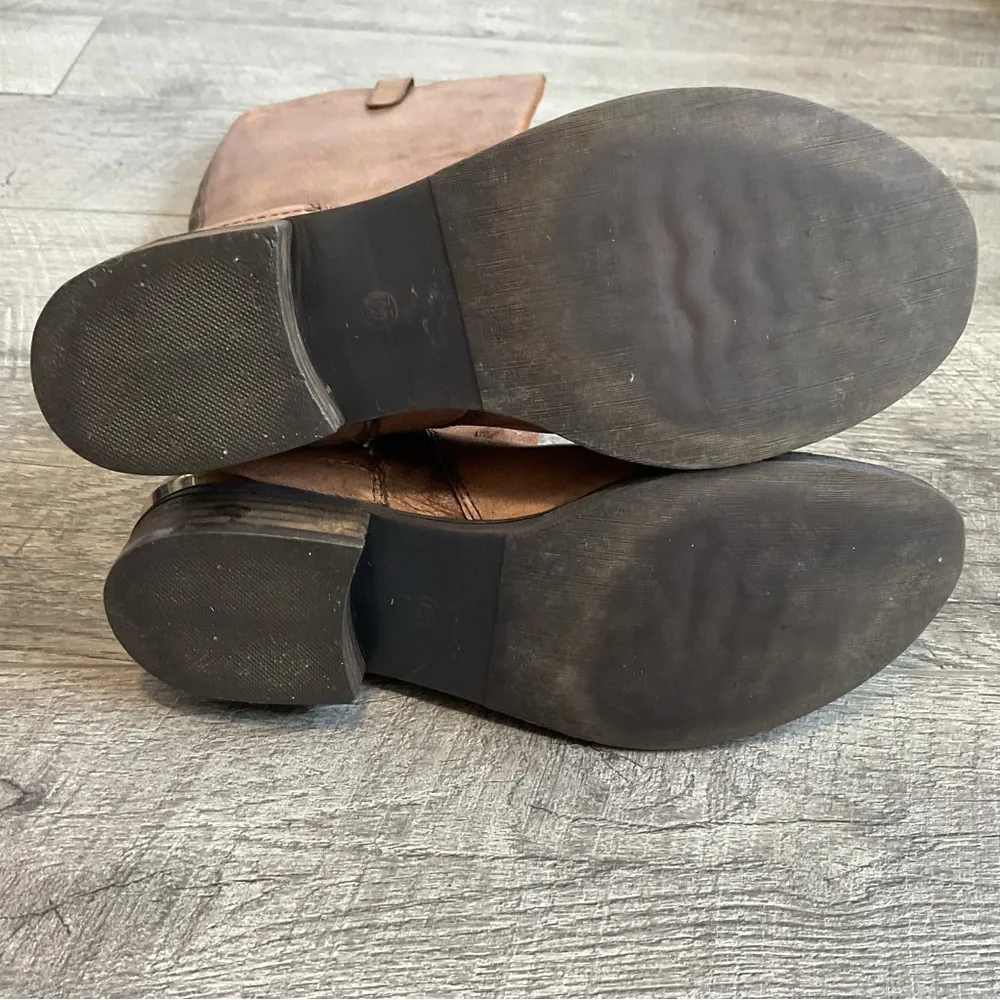 Steve Madden Arries Cognac Leather Riding Boot Size 7.5 - Image 7