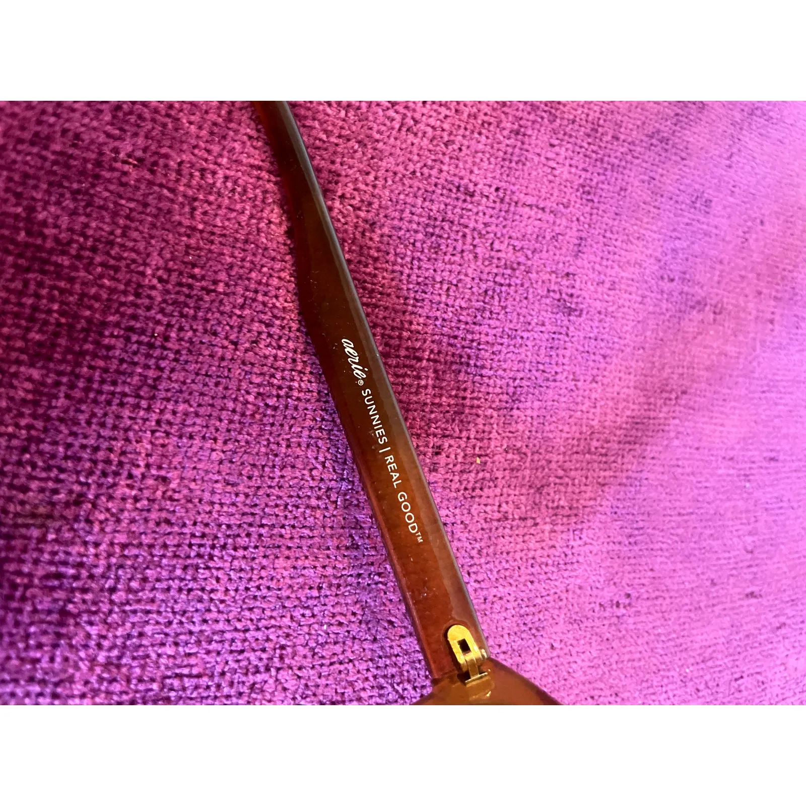 AERIE Mini Weekend Sunglasses Sunnies Retro Tortoise Plastic - Image 5