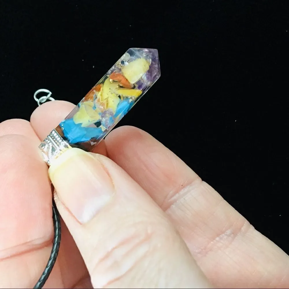 Orgone point pendant necklace - Image 4