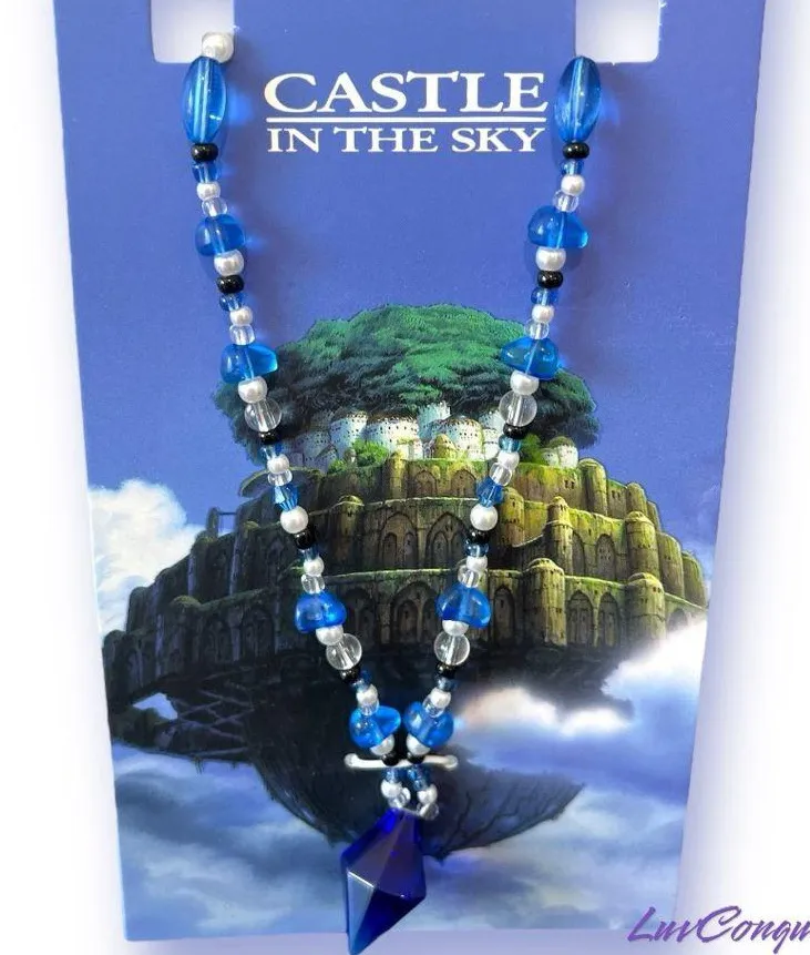 Studio Ghibli Castle In The Sky Laputa Crystal Necklace - Image 1