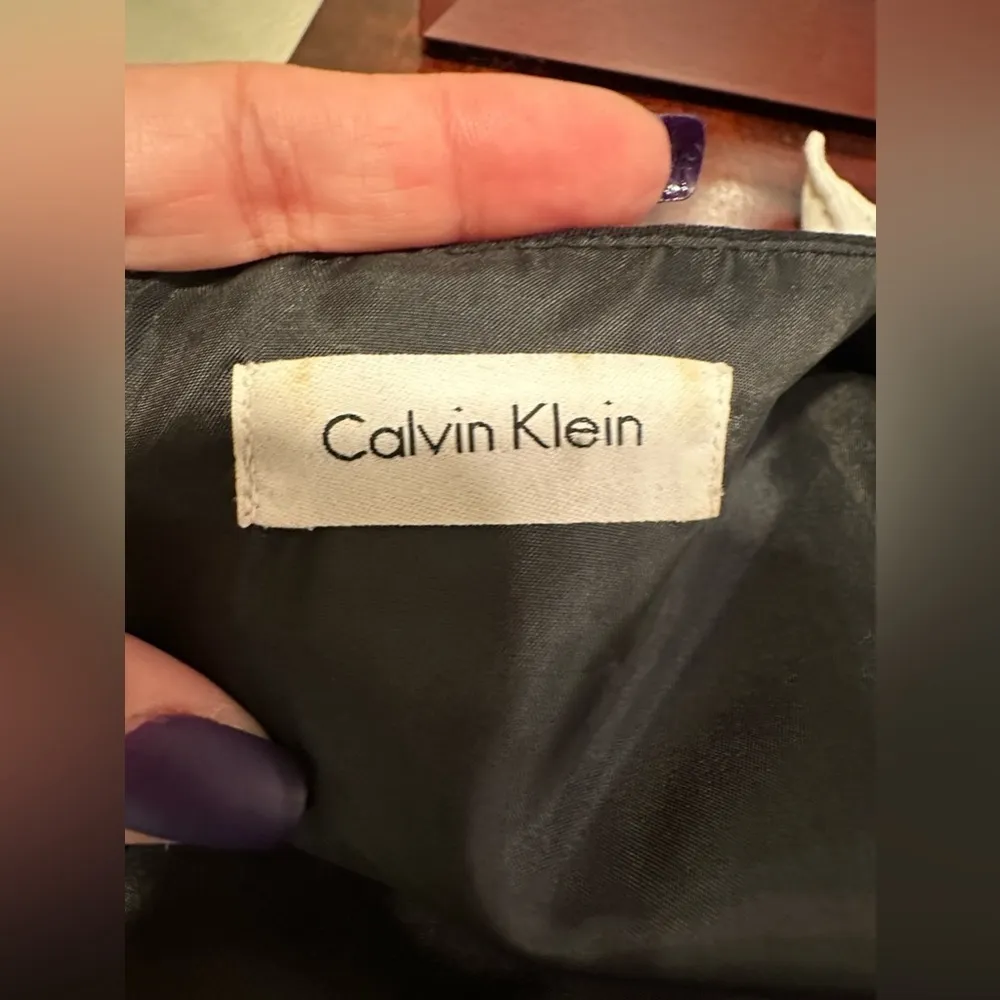 EUC Calvin Klein Black dress square neck under knee - Image 7