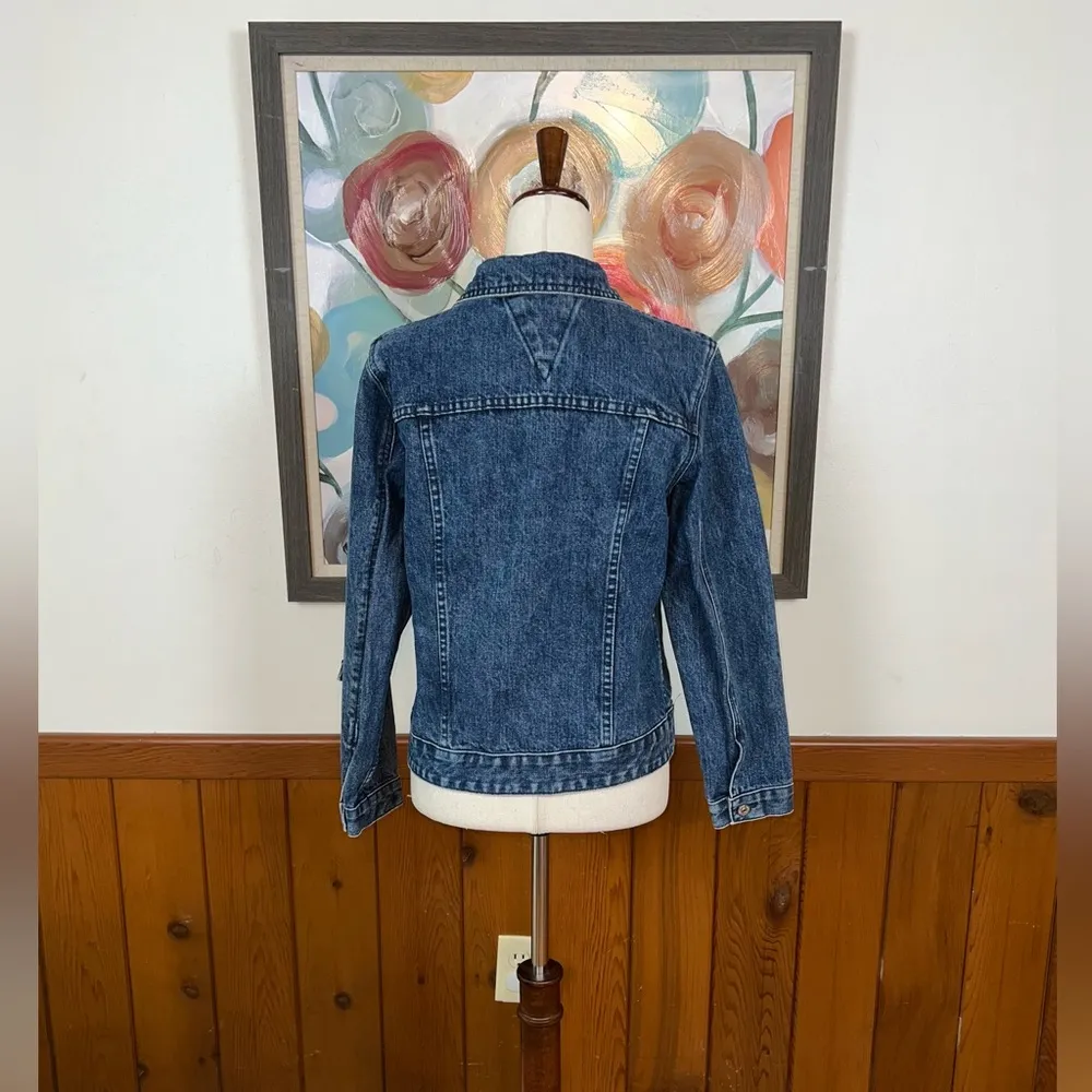 Super Cool Vintage 90s Tommy Hilfiger Jean Jacket! - Image 7