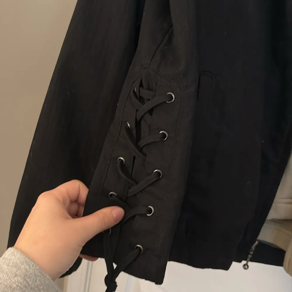 HARLEY DAVIDSON Black Zip Up Detachable Vest Size Large Motorcycle Jacket - Image 7