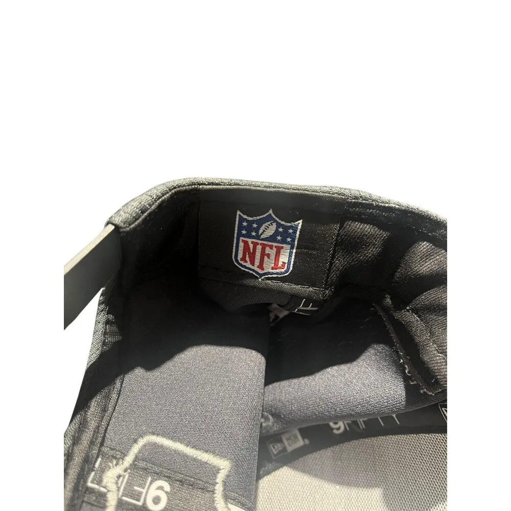 New Era 9Fifty NFL Atlanta Falcons crucial catch emberoided snapback hat Black - Image 8