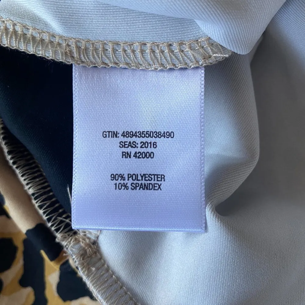 Nicki Minaj leopard print and black stretchy leggings pants women's size medium - Image 10