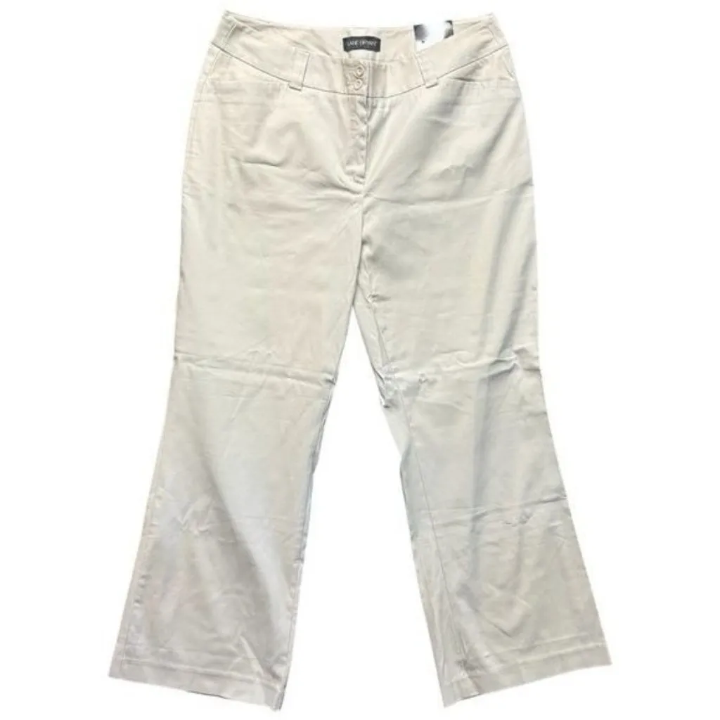 NEW Lane Bryant Ivory Houston Wide‎ Leg Trouser Pants Career Capsule Comfort 16 - Image 2