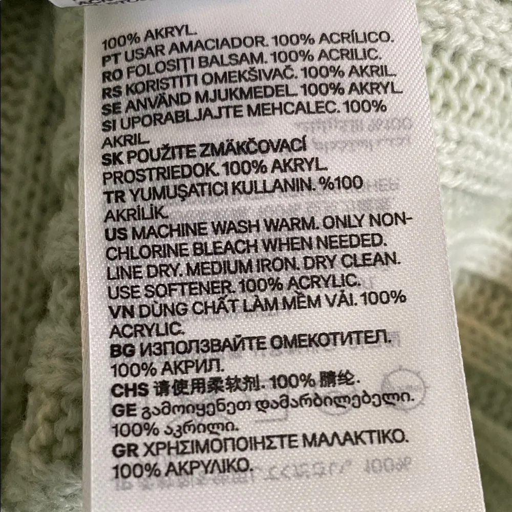 H&M Divided Size Small Mint Green Sleeveless Knit Top or Dress New with tag NWT - Image 6