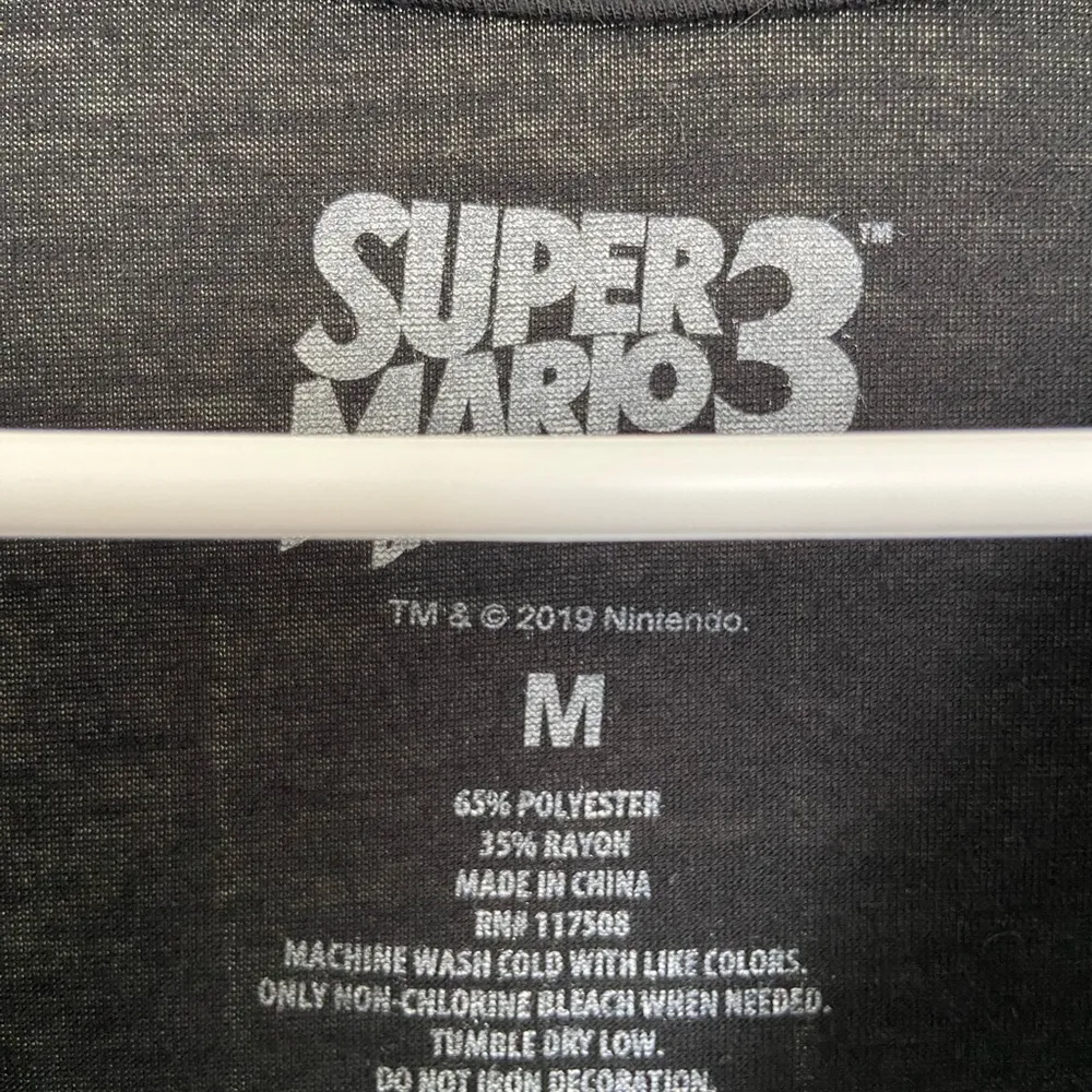 EUC |‎ Super Mario Bros 3 women’s scoop neck graphic tshirt — medium - Image 3