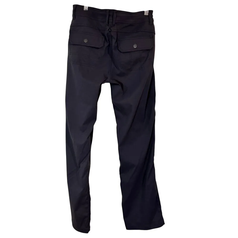 prAna Womens Halle Roll Up Hiking Pants in Grey Sz 10 - Image 5