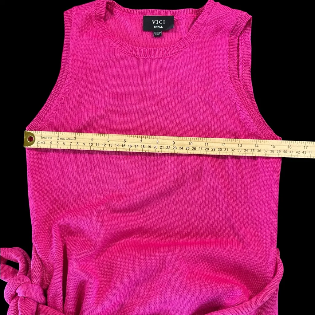 Vici‎ Fuchsia Midi Dress - Image 4