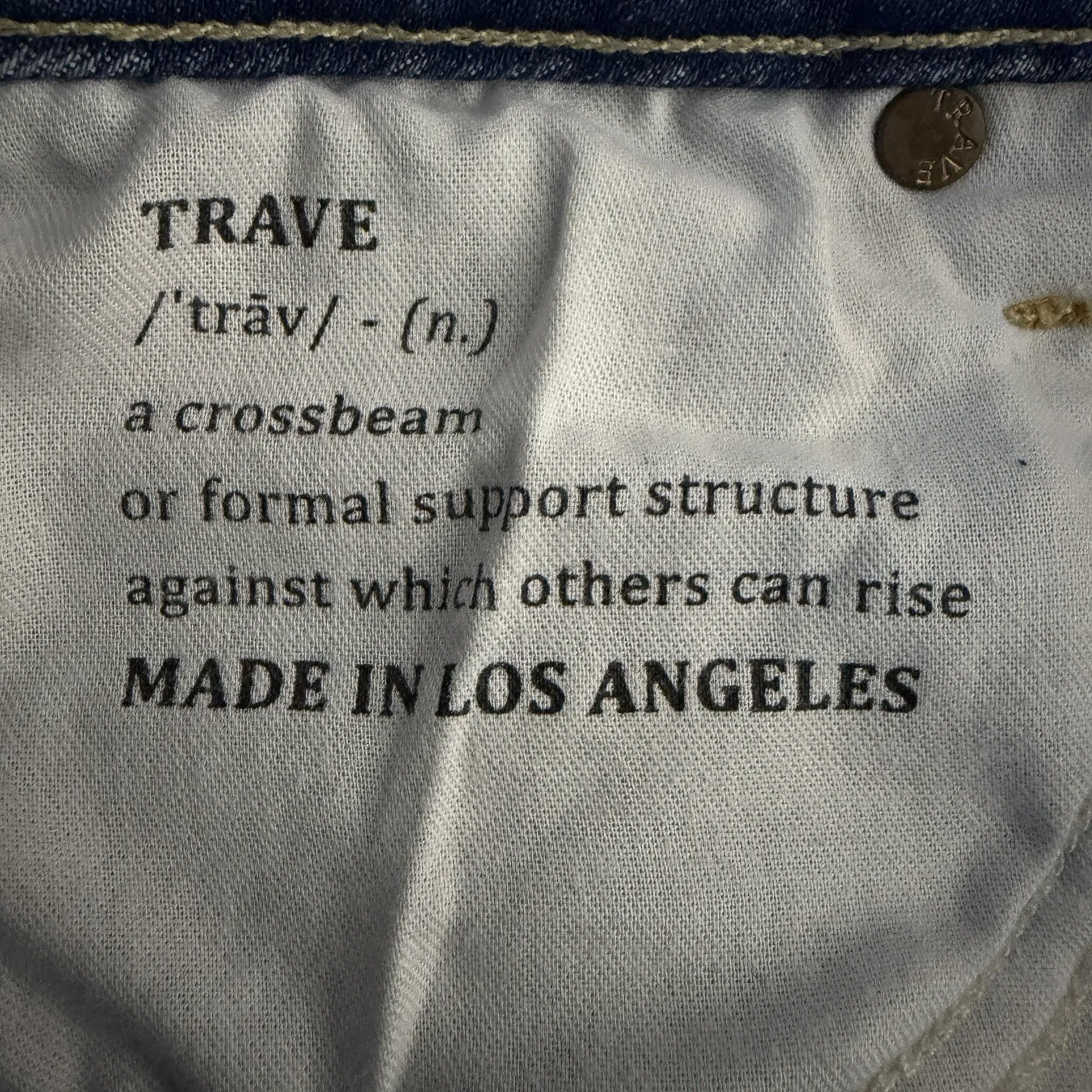 TRAVE Colette Womens 26 High Rise Kick Flare Jeans Raw Hem Crop In Sweet Emotion Blue - Image 16