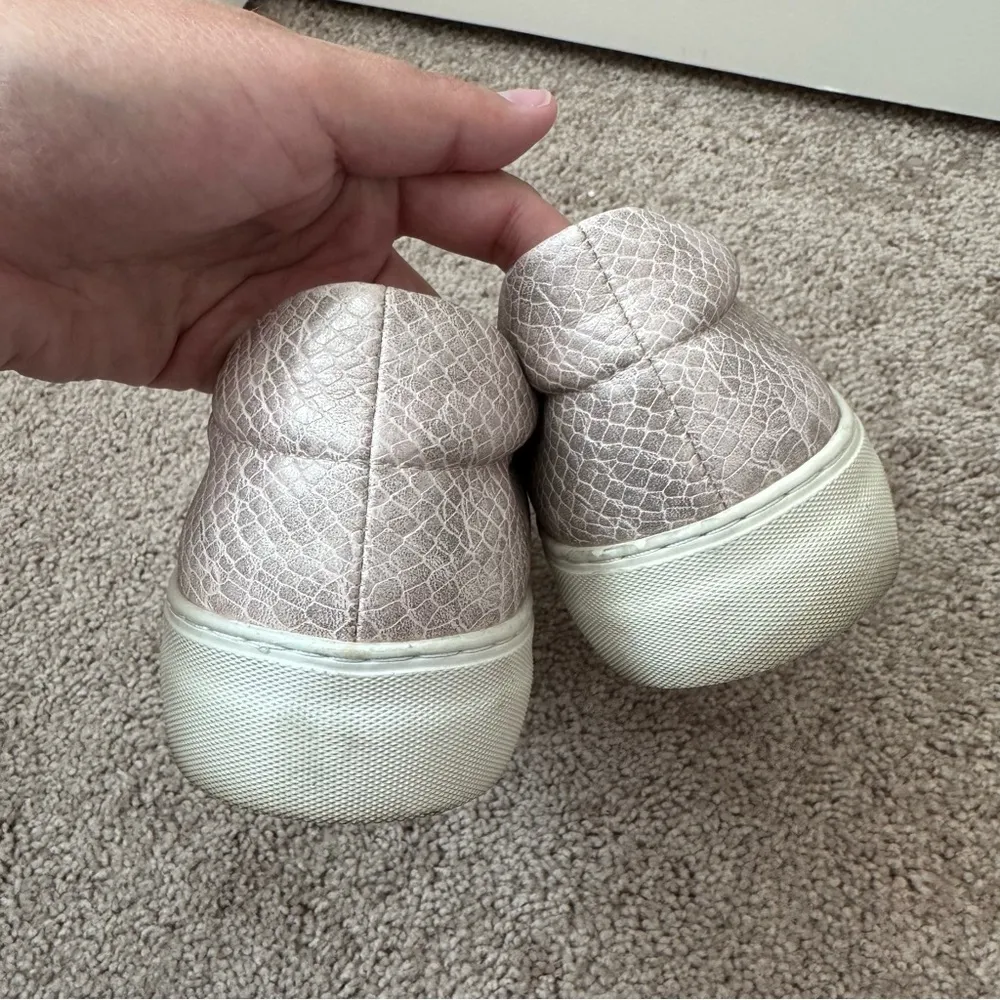 J/Slides Metallic Pink Snakeskin Slide On 10 - Image 8