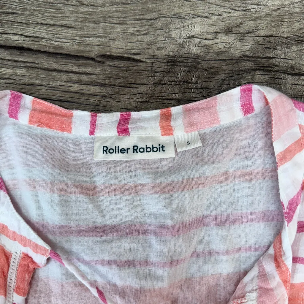 Roller Rabbit striped tunic swim cover up size‎ small - Image 4