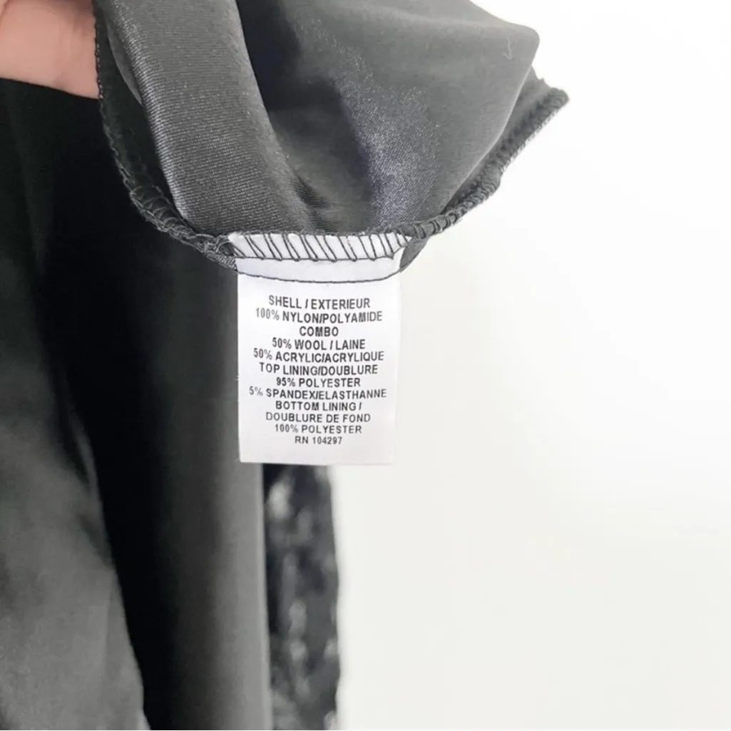 Milly  Metallic Lace Jersey Combo Gown in Black - Image 7